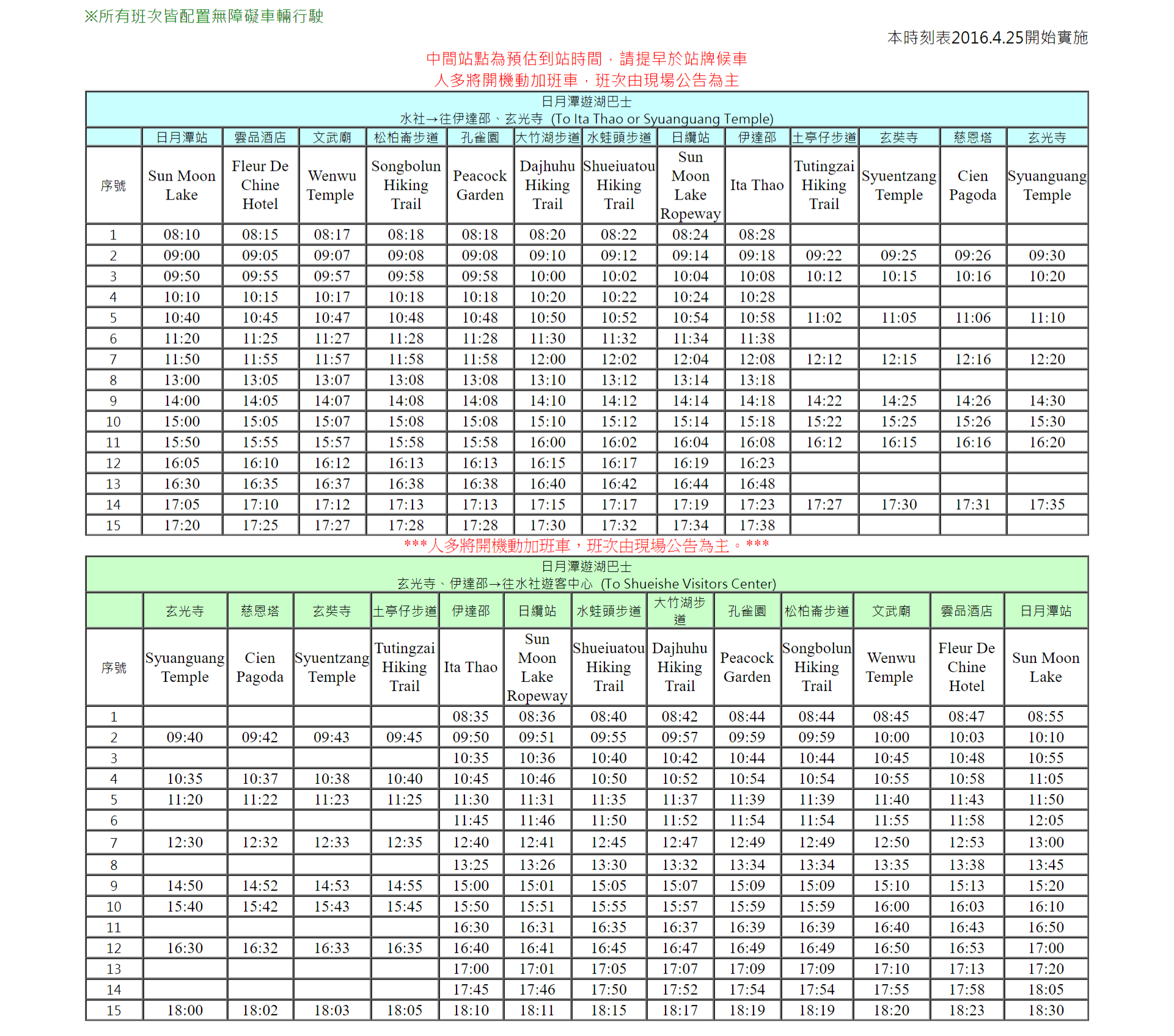 日月潭環湖巴士 一起搭巴士 輕鬆遊日月潭吧 好好玩台灣2021