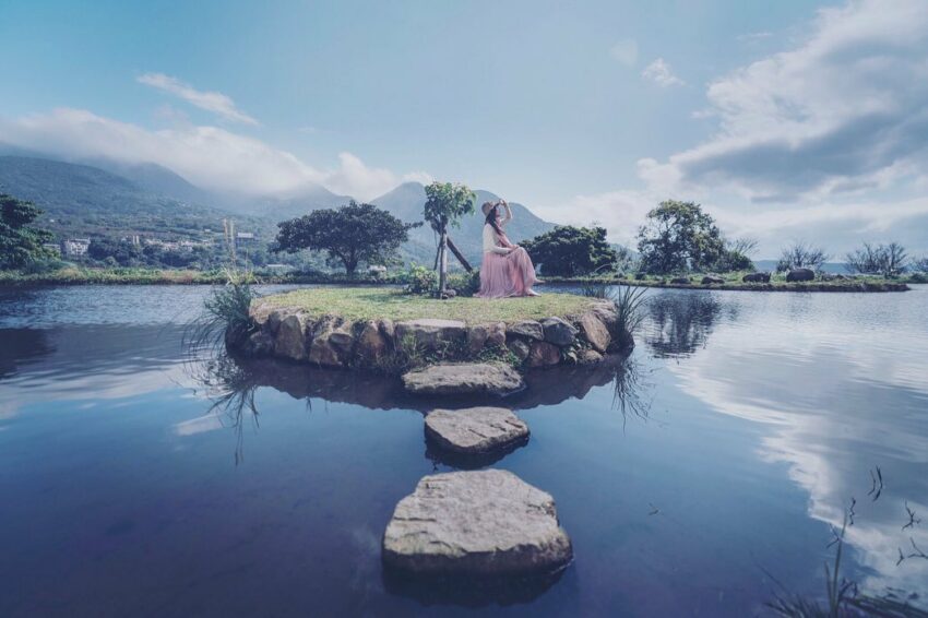 北海岸景點,北海岸一日遊,三芝水中央