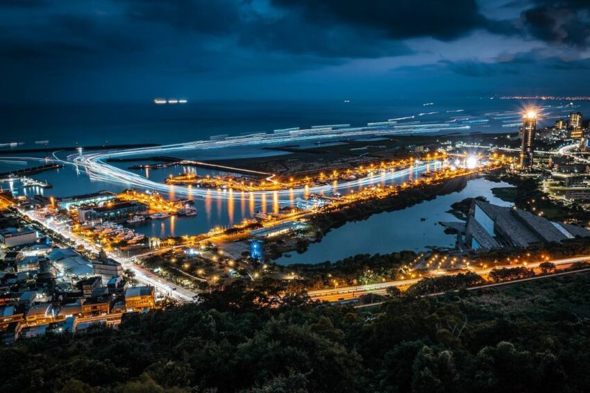 宜蘭夜景 蟾蜍山百景