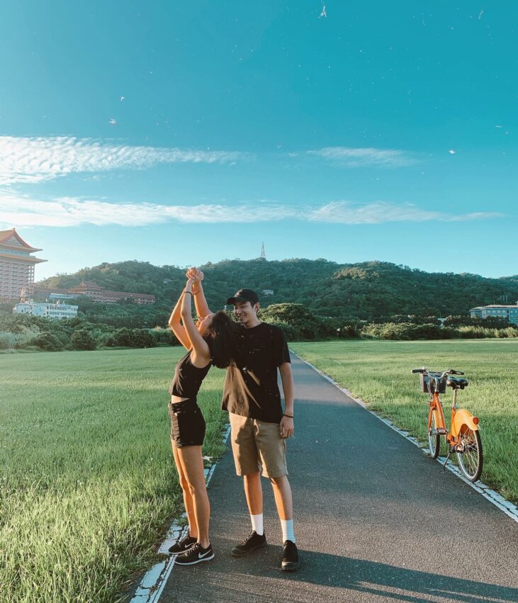 圓山 大佳河濱公園 情侶 大佳河濱