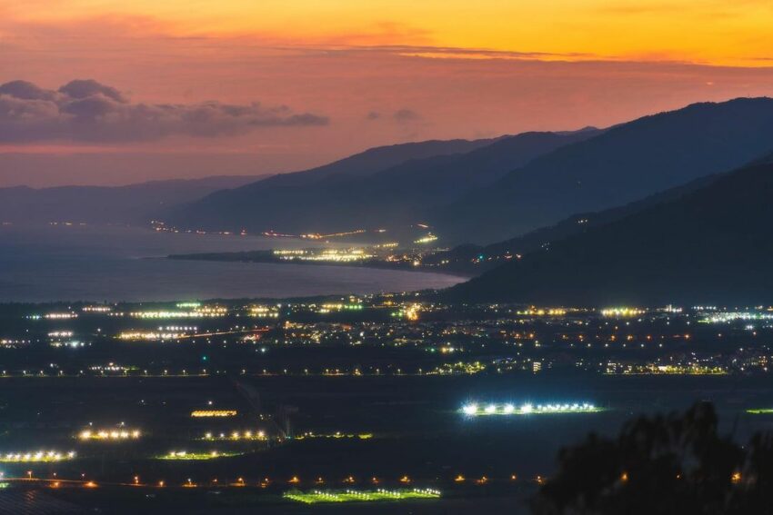 台東夜景 四格山