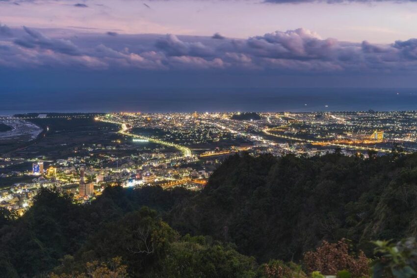 台東夜景 四格山