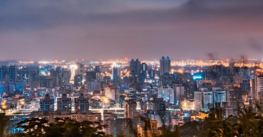 虎頭山公園夜景