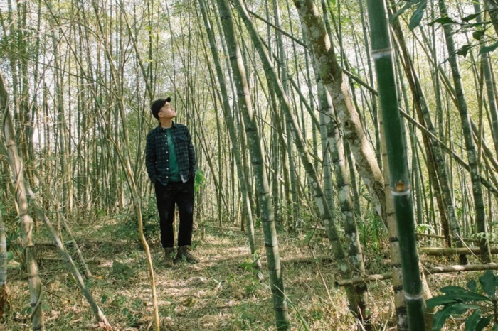 從太平雲梯出發，經過銜接太平雲梯與孝子路步道的雲之南步道後，迎面而來的就是一整片宛如武俠片場景的竹林，這裡就是孝子路步道。由於沿途都是因24孝中的「孟宗哭筍」的孟宗竹，因此取名為「孝子路」。步行約15分鍾後，看見了孝思亭。孝思亭是大巃頂步道的起點，繼續走的話可以走到奉天岩跟獨立山，但我們選擇從折孝思亭接竹林茶坊的路線下山，可以直接通往老街，準備吃午餐！