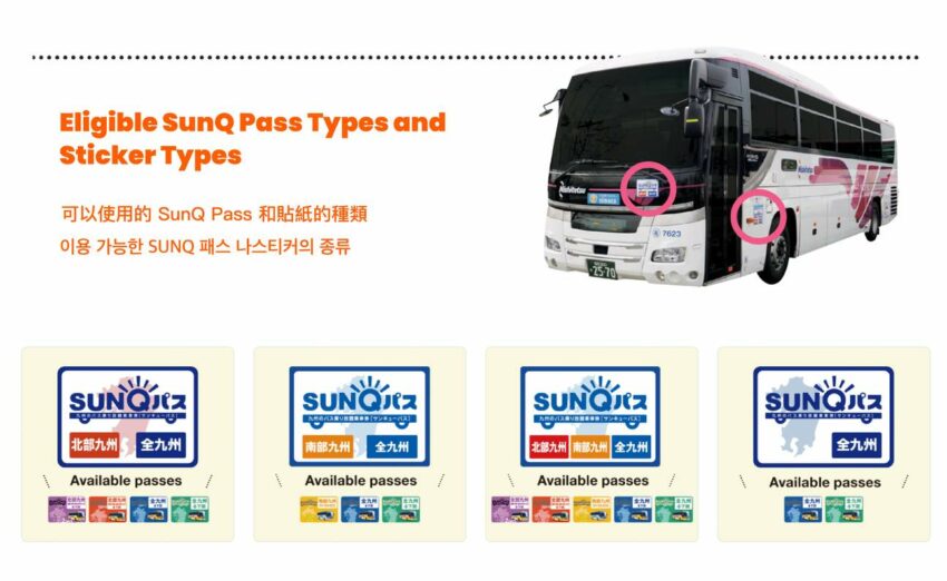 九州SUNQPASS巴士乘車券