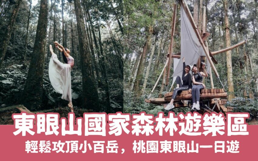 【東眼山國家森林遊樂區】桃園東眼山一日遊，門票優惠，東眼山步道攻略，攻頂桃園小百岳，！