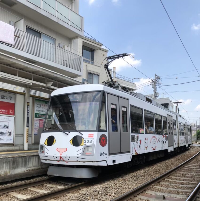 招財貓電車, 東京景點